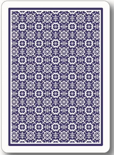 Black Jack Rose Playing Cards - Blue main image